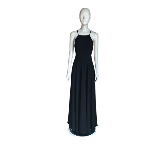 Lulu's Black High Neck Formal Maxi Dress - Picture 1 of 7